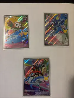 Pokemon First Partner Collection Series 1 Gen 7 Starters Set - Image 1