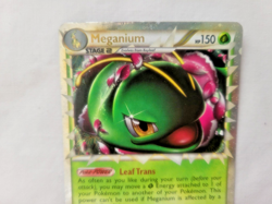2010 Mid-Era Pokemon Meganium Holo Heart Gold Black Star Promo (HGSS08) LP - Image 5