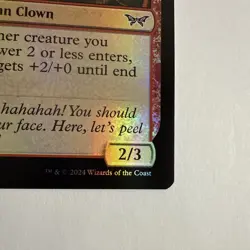 MTG Duskmourn: House of Horror Vicious Clown Foil 0163 NM - Image 3
