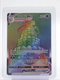 ALCREMIE VMAX 2021 POKEMON SWSH SHINING FATES SECRET RARE 073/072 Q1048 - Image 1