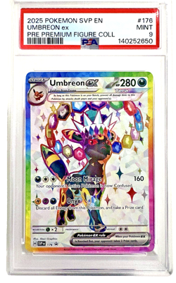 Umbreon ✨ EX - Pokemon TCG - PSA 9 - #176 Tera - Black Star Promo - Image 1