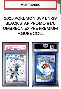 Umbreon ✨ EX - Pokemon TCG - PSA 9 - #176 Tera - Black Star Promo - Image 3