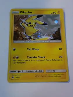 Pokemon 2017 Sun & Moon Pikachu SM98 Holo Black Star Promo - LP-Near Mint - Image 1