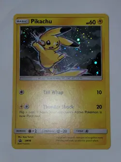 Pokemon 2017 Sun & Moon Pikachu SM98 Holo Black Star Promo - LP-Near Mint - Image 3