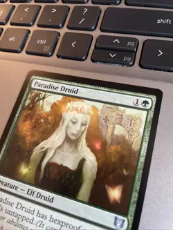 MTG Paradise Druid Commander: Wilds of Eldraine Regular Card MINT Uncommon 0219 - Image 3