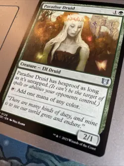 MTG Paradise Druid Commander: Wilds of Eldraine Regular Card MINT Uncommon 0219 - Image 4
