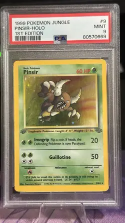 Pokemon Pinsir Jungle 1st Edition Holo #9 PSA 9 Vintage - Image 1