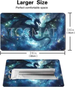 MTG Playmat Size 24x14in Free Storage 24L x 14W inches Tcg (34),no With Zone - Image 3