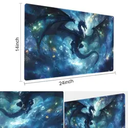 MTG Playmat Size 24x14in Free Storage 24L x 14W inches Tcg (34),no With Zone - Image 4