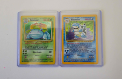 1999 Pokemon TCG - Base Set - Blastoise #2 & Venusaur #15 - HOLO - LP - Image 1