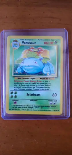 1999 Pokemon TCG - Base Set - Blastoise #2 & Venusaur #15 - HOLO - LP - Image 4