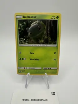 Bulbasaur SM198 Sun and Moon Promos Black Star Promo Pokemon TCG MP - Image 1