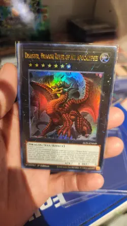 Yu-Gi-Oh! Disaster, Dragon Ruler of All Apocalypses Alin-En049 1st Edition NM - Image 1