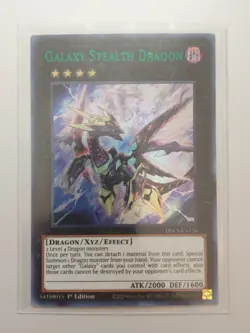 Yu-Gi-Oh! Galaxy Stealth Dragon (Green) DLCS-EN126 1st Edition Ultra Rare - Image 1