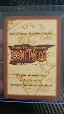 BANDAI One Piece Hyper Battle C520 LUFFY HOLO FOIL SCARCE EARLY CARD VINTAGE TCG - Image 2