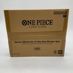 One Piece TCG Seven Warlords Of The Sea Binder Set SEALED NEW EN - Image 1
