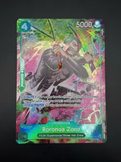 One Piece TCG OP-15/EB04 Roronoa Zoro OP13–037 Treasure Rare Nm - Image 3