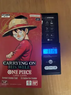 One Piece OP-13 CARRYING ON HIS WILL Sleeved Booster Pack - Heavy - 37.15g 🔥🔥 - Image 1