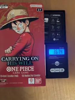 One Piece OP-13 CARRYING ON HIS WILL Sleeved Booster Pack - Heavy - 36.74g 🔥🔥 - Image 1