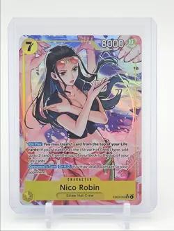 NICO ROBIN 2026 ONE PIECE HEROINES EDITION SUPER RARE ALT ART EB03-055 Q1048 - Image 1
