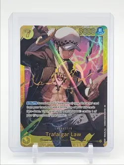 TRAFALGAR LAW 2025 ONE PIECE ROYAL BLOOD SECRET RARE OP10-119 Q1048 - Image 1