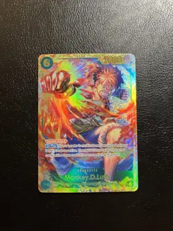 One Piece TCG Monkey D. Luffy SEC Carrying On His Will Op13-118 NM - Image 1