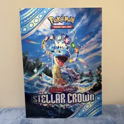NEW Pokemon Stellar Crown 3D LENTICULAR Sign Poster 17" x 24" Promo 17X24 Lapras - Image 1