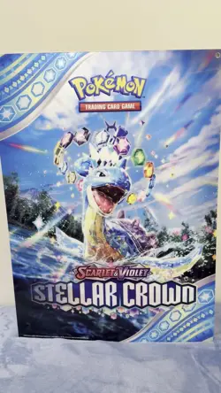 NEW Pokemon Stellar Crown 3D LENTICULAR Sign Poster 17" x 24" Promo 17X24 Lapras - Image 2