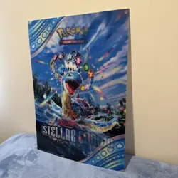 NEW Pokemon Stellar Crown 3D LENTICULAR Sign Poster 17" x 24" Promo 17X24 Lapras - Image 4