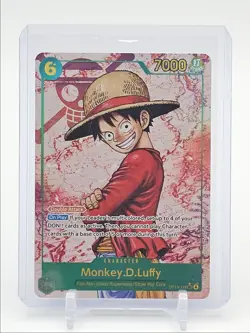 MONKEY .D. LUFFY 2025 ONE PIECE CARRYING WILL SECRET RARE ALT ART 118 Q1048 - Image 1