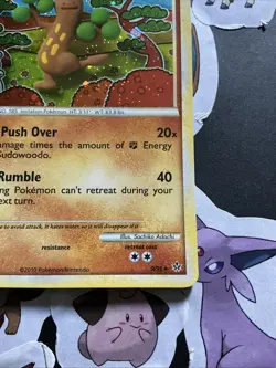 1X Pokemon TCG 9/95 Sudowoodo HGSS Unleashed Holo *SWIRL* Rare LP/NM - Image 5