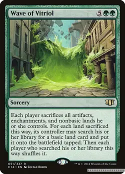 Wave of Vitriol [C14 - 51] - NM [Normal] TCG MTG - Image 1