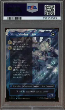 2025 MTG Final Fantasy Borderless Surge Foil #0523 Jill shiva's Dominant PSA 10 - Image 2