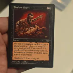 Shallow Grave Mirage Instant Rare Black Regular English John Coulthart - Image 1
