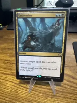 Magic: The Gathering Undermine Instant Starter Commander Decks Card 254 Rare Bl… - Image 1