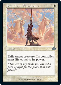 Swords to Plowshares (Retro Frame) - Dominaria Remastered (DMR) - Image 1