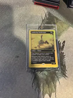 MTG Lumbering Worldwagon (First-Place Foil) - Aetherdrift (DFT) #467 MTG - Image 3