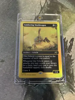 MTG Lumbering Worldwagon (First-Place Foil) - Aetherdrift (DFT) #467 MTG - Image 4