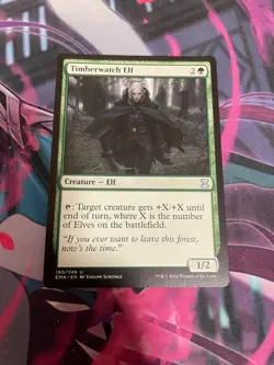 MTG - TIMBERWATCH ELF - UNCOMMON - EMA - NM - Image 1