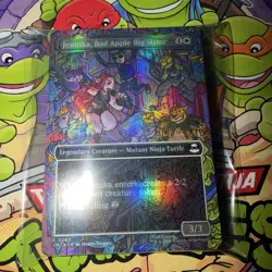 20+ Card Lot Teenage Mutant Ninja Turtles Holos Magic The Gathering holos/foils - Image 1