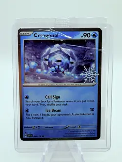 Cryogonal 047/191 Pokemon Holiday Calendar 2025 Stamp Snowflake SEALED - Image 1