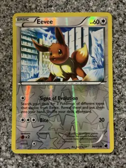 Pokemon TCG Eevee Plasma Freeze 90/116 Reverse Holo Card - Image 1