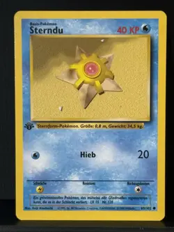 Wizards of the Coast Pokemon Staryu Base Set 1st Edition Common 065/102 Italian - Image 1