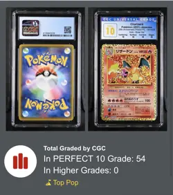 Pokemon Japanese 25th Anniversary Charizard 001/025 CGC PERFECT 10 POP 54 - Image 3