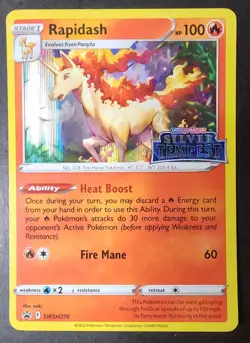 Rapidash - SWSH270 - 2022 SWSH - Silver Tempest - Black Star Promo - Image 1