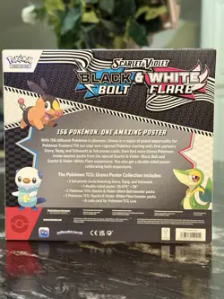 Pokemon TCG Black Bolt & White Flare Unova Poster Collection – NEW SEALED - Image 5