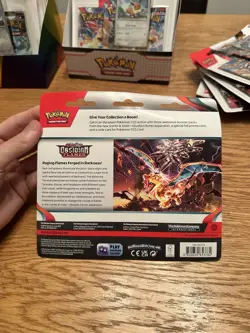Pokemon TCG: Obsidian Flames 3 Pack Blister- Scarlet & Violet-Brand New & Sealed - Image 2