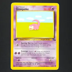 Slowpoke 55/62 - 1st Edition Fossil - Pokemon Card - Image 3