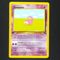Slowpoke 55/62 - 1st Edition Fossil - Pokemon Card - Image 5
