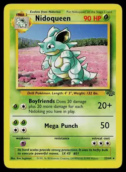 Pokemon Card - Nidoqueen Jungle 23/64 Rare - Image 1
